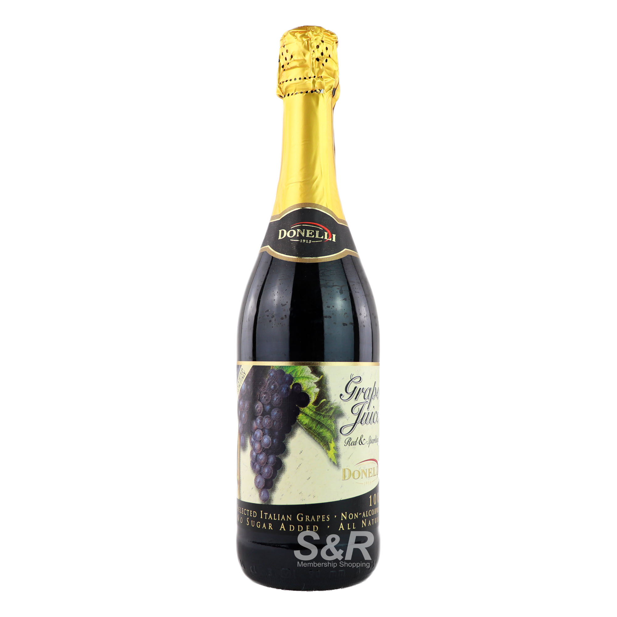 Donelli Sparkling Red Grape Juice 750mL Donelli Sparkling Red Grape Juice 750mL